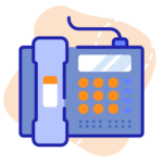 Icona di un telefono digitale