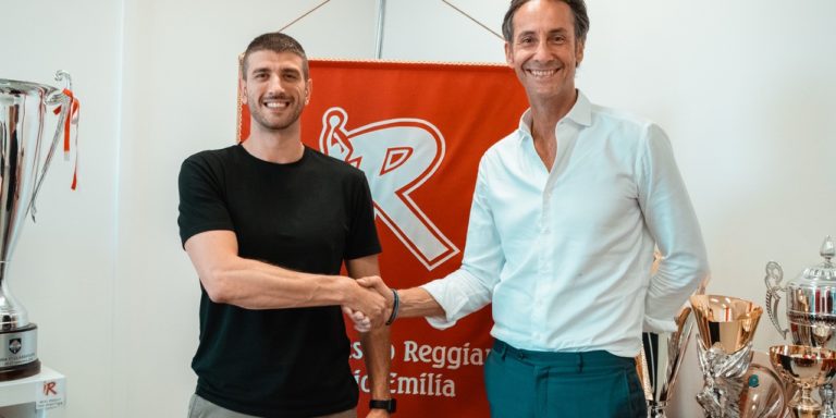 In foto: Michele Faedda con il GM biancorosso Claudio Coldebella